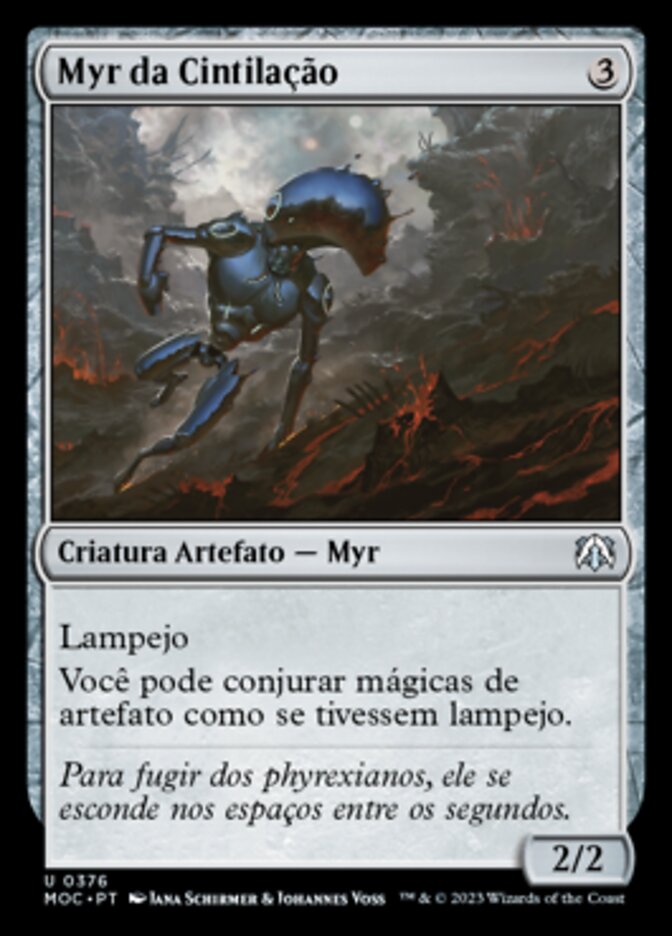 Myr da Cintilação - March of the Machine Commander