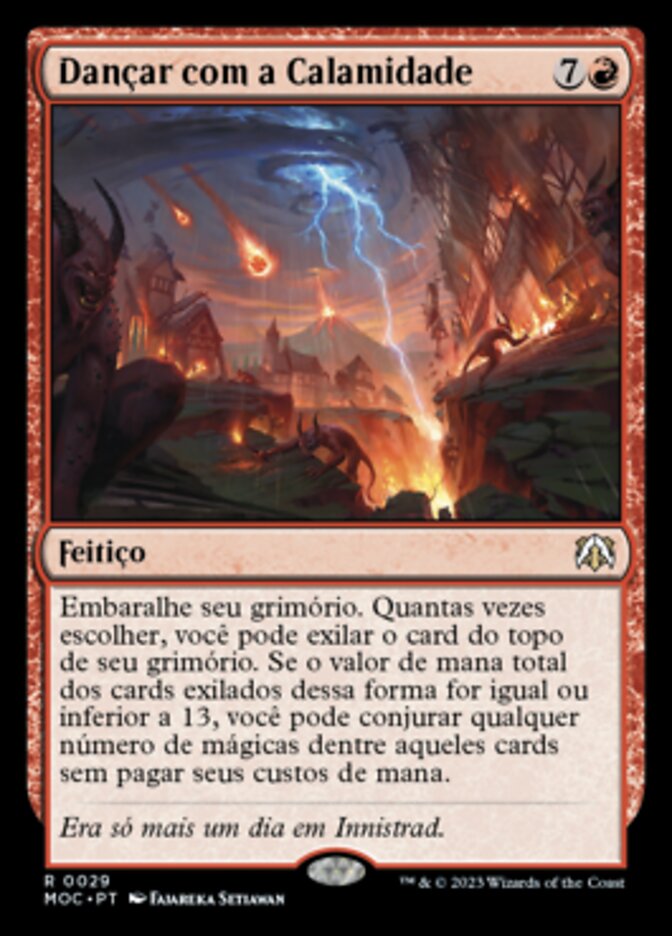 Dançar com a Calamidade - March of the Machine Commander