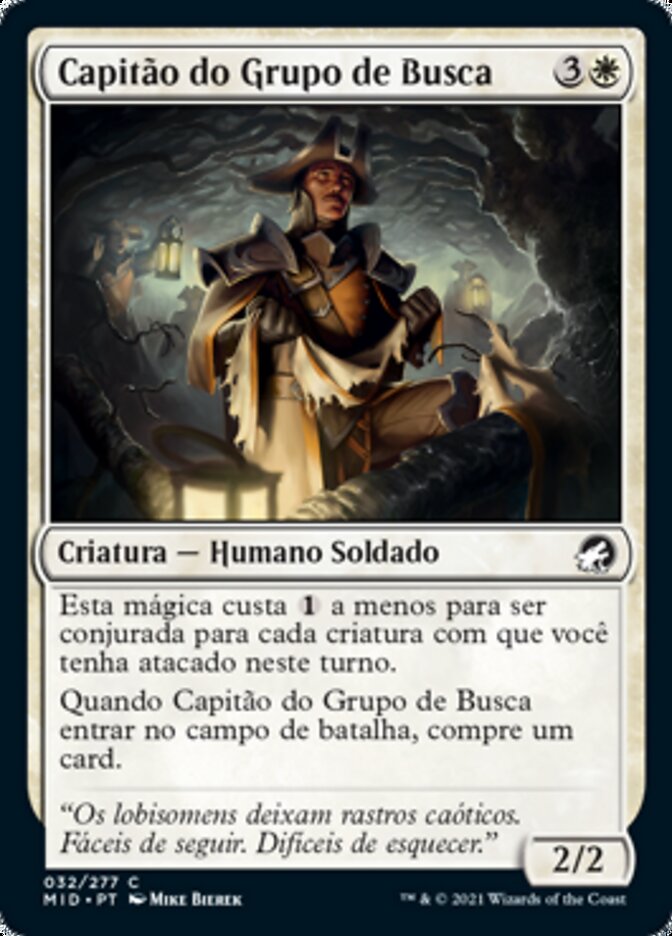 Capitão do Grupo de Busca - Innistrad: Midnight Hunt