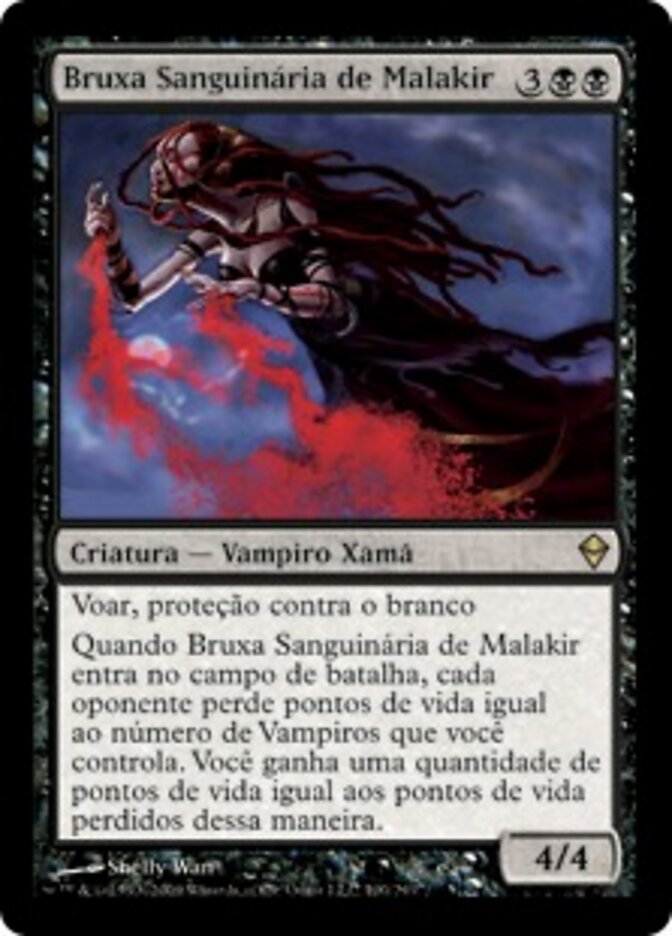 Bruxa Sanguinária de Malakir - Zendikar