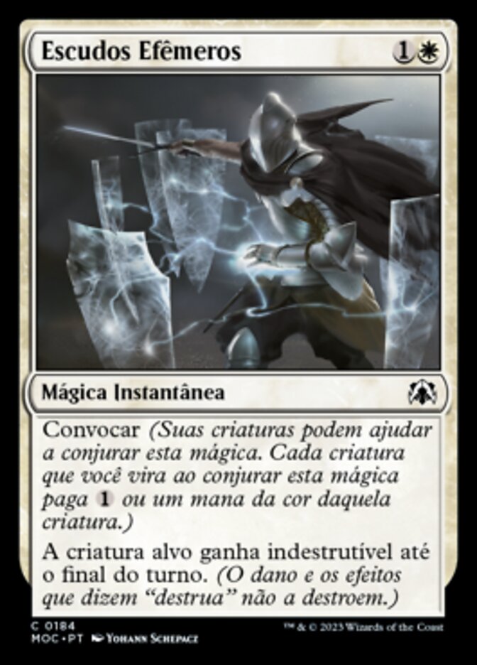 Escudos Efêmeros - March of the Machine Commander