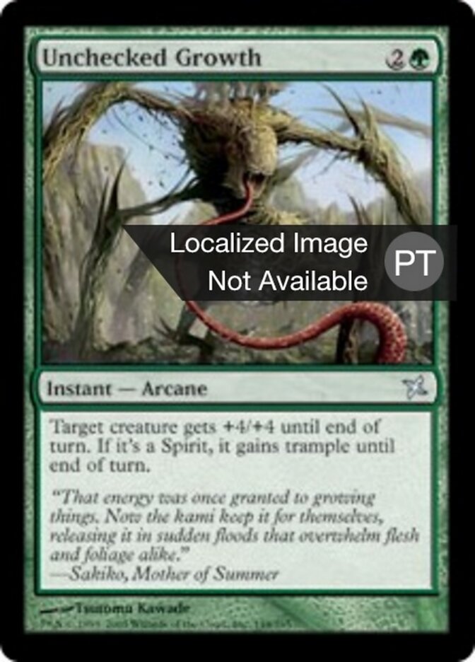 Crescimento Incontido - Betrayers of Kamigawa