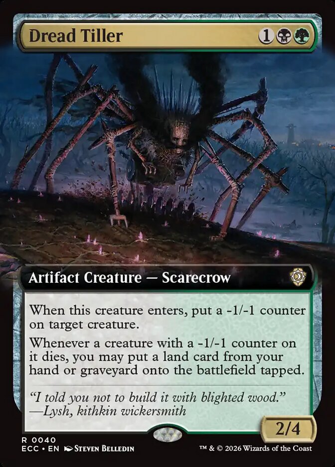 Dread Tiller - Lorwyn Eclipsed Commander