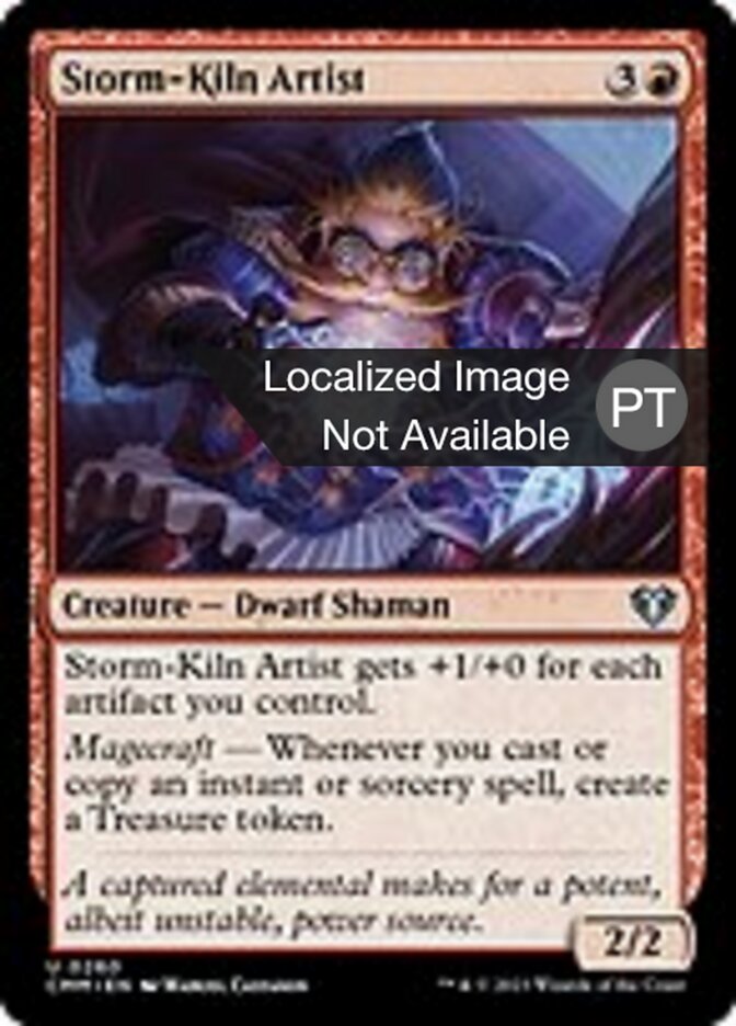 Artista da Fornalha Tempestuosa - Commander Masters