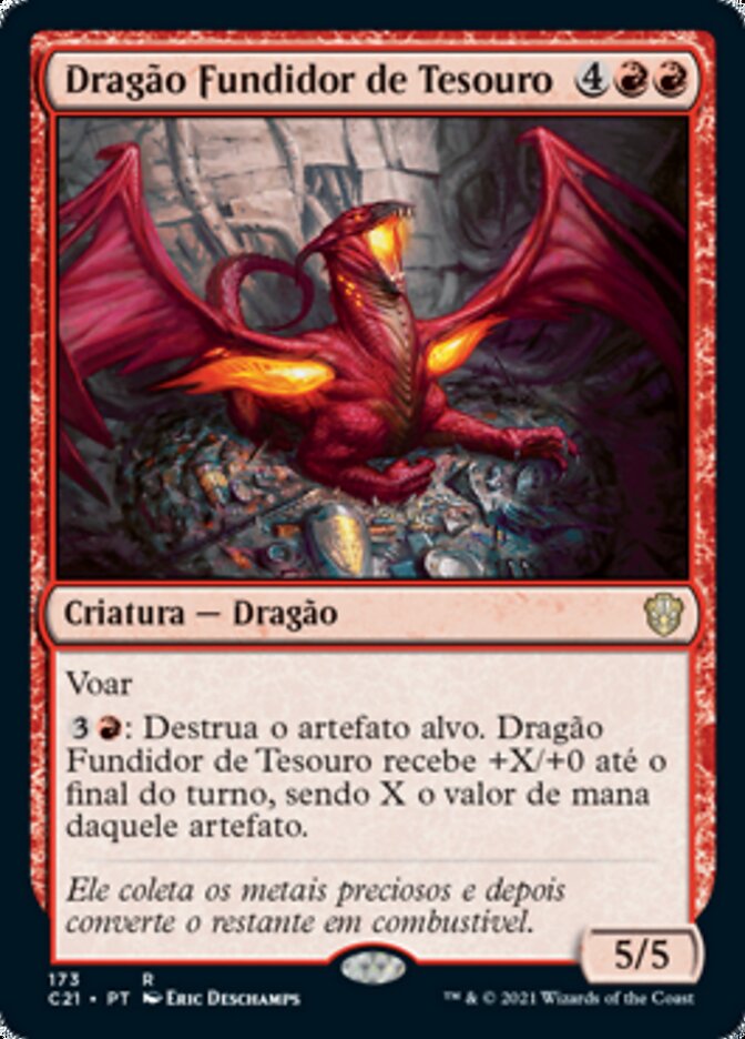 Dragão Fundidor de Tesouro - Commander 2021