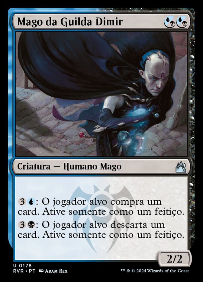 Mago da Guilda Dimir - Ravnica Remastered