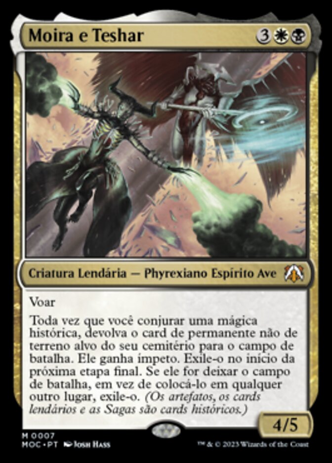 Moira e Teshar - March of the Machine Commander