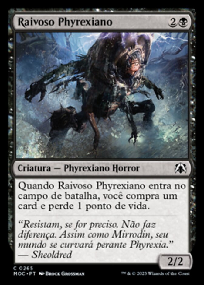 Raivoso Phyrexiano - March of the Machine Commander