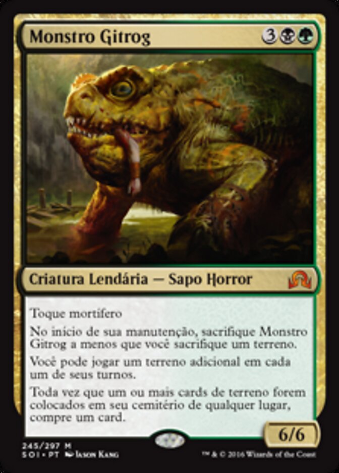 Monstro Gitrog - Shadows over Innistrad