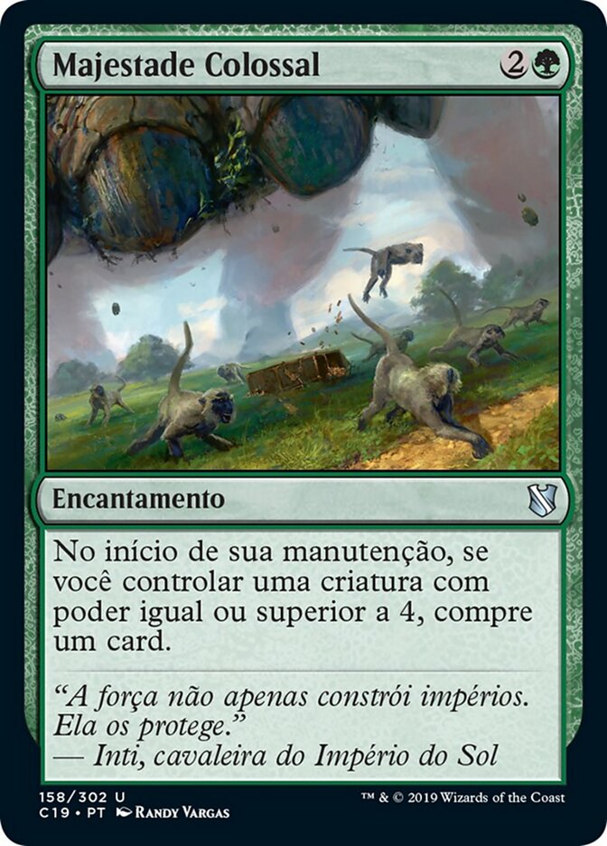 Majestade Colossal - Commander 2019