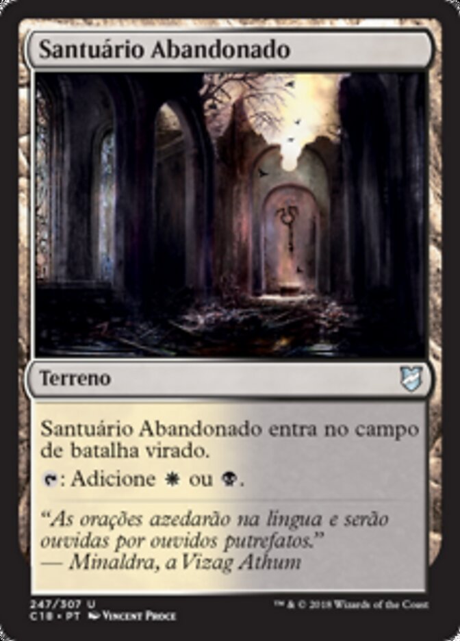 Santuário Abandonado - Commander 2018
