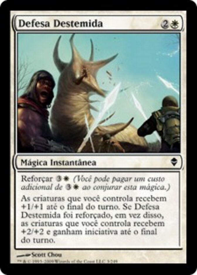 Defesa Destemida - Zendikar