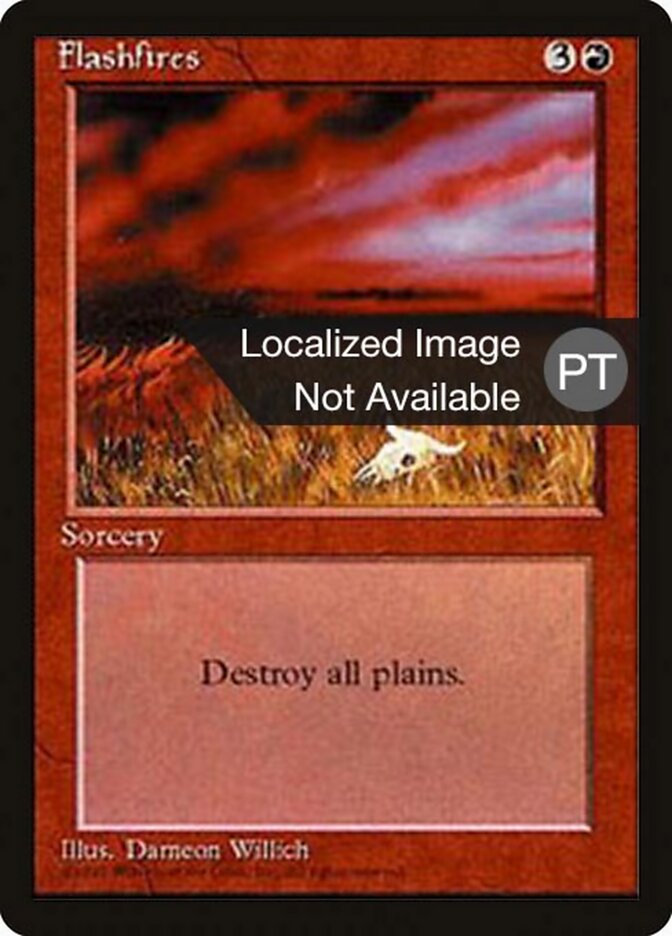 Tormenta Ígnea - Fourth Edition Foreign Black Border