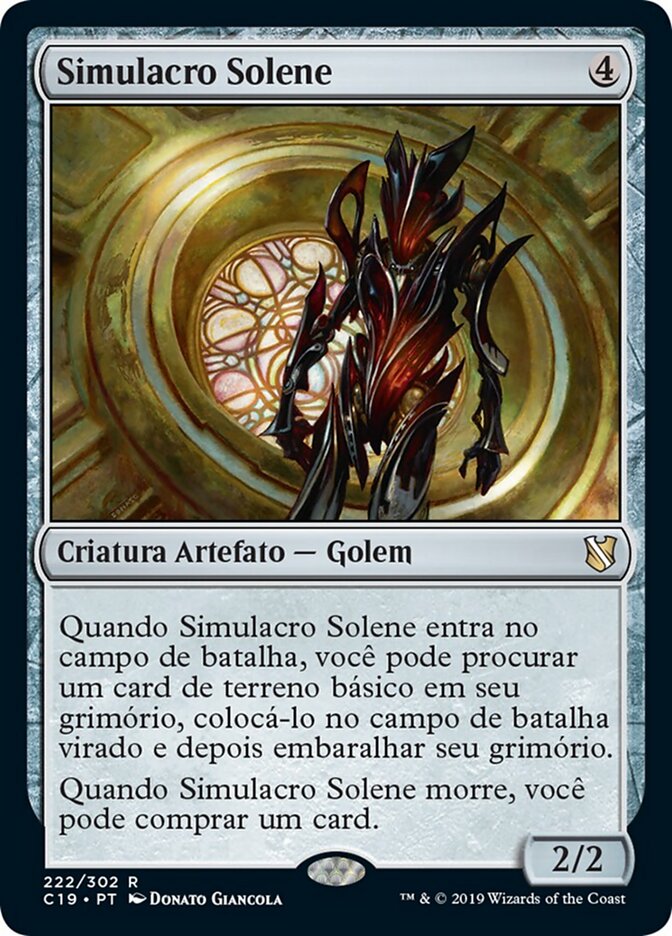 Simulacro Solene - Commander 2019