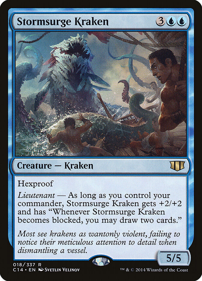 Stormsurge Kraken - Commander 2014