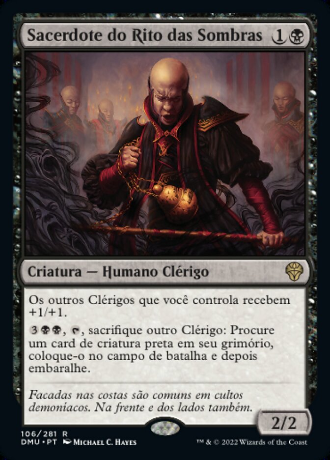 Sacerdote do Rito das Sombras - Dominaria United