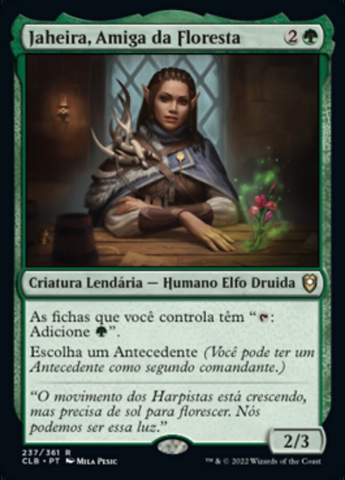 Jaheira, Amiga da Floresta - Commander Legends: Battle for Baldur's Gate
