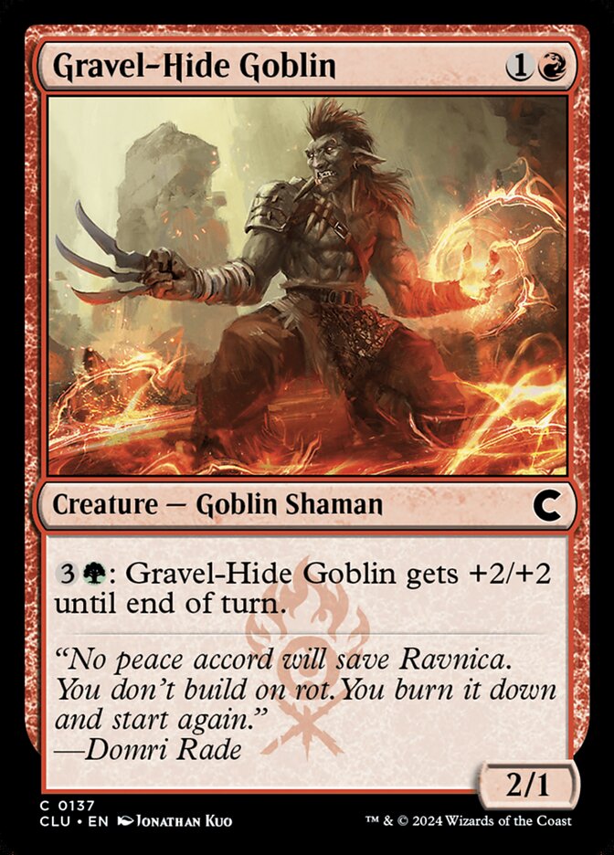 Gravel-Hide Goblin - Ravnica: Clue Edition