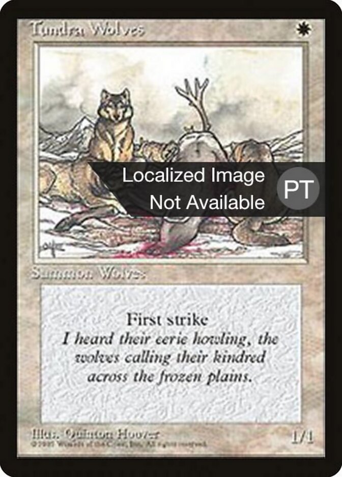 Lobos da Tundra - Fourth Edition Foreign Black Border