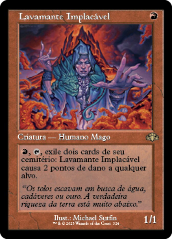 Lavamante Implacável - Dominaria Remastered