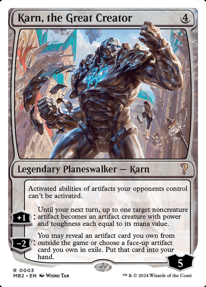 Karn, the Great Creator - Mystery Booster 2
