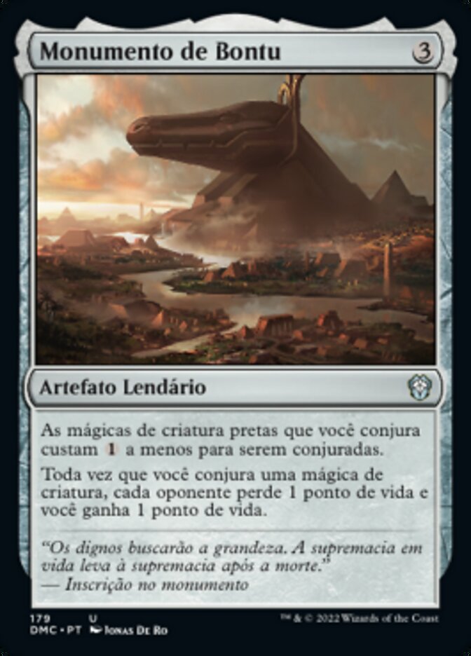 Monumento de Bontu - Dominaria United Commander