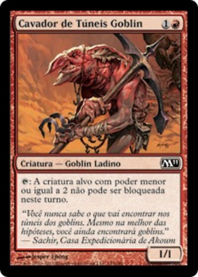 Cavador de Túneis Goblin - Magic 2011