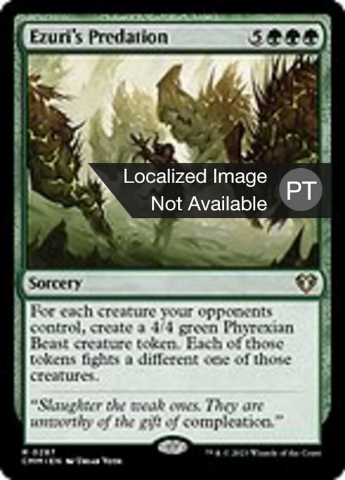 Predação de Ezuri - Commander Masters