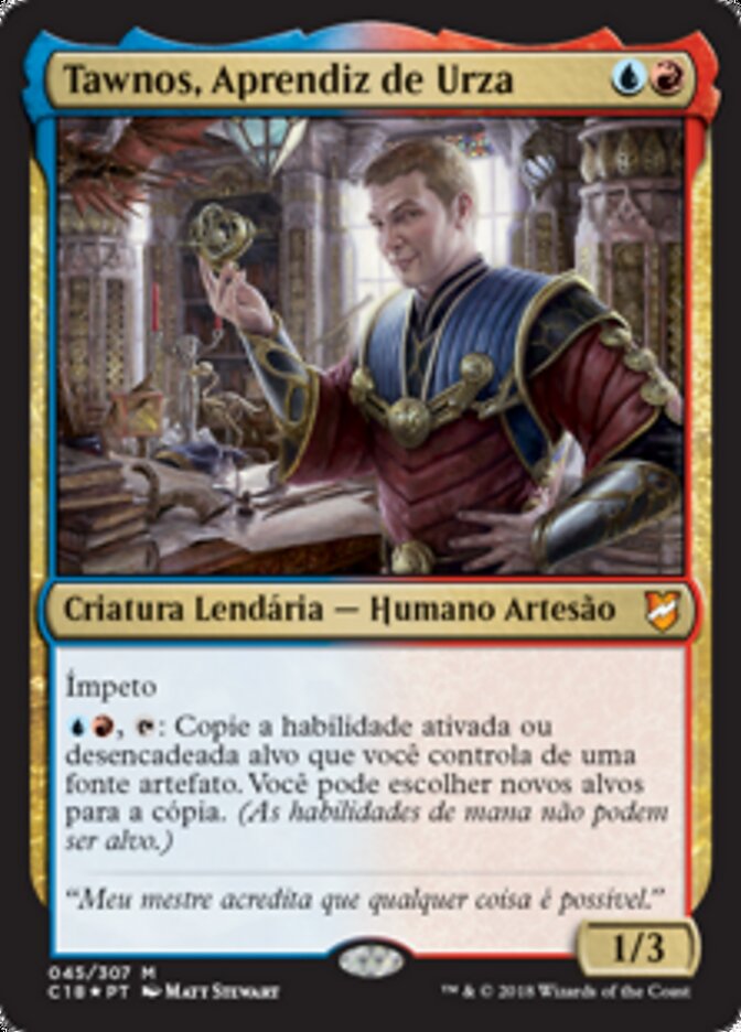 Tawnos, Aprendiz de Urza - Commander 2018