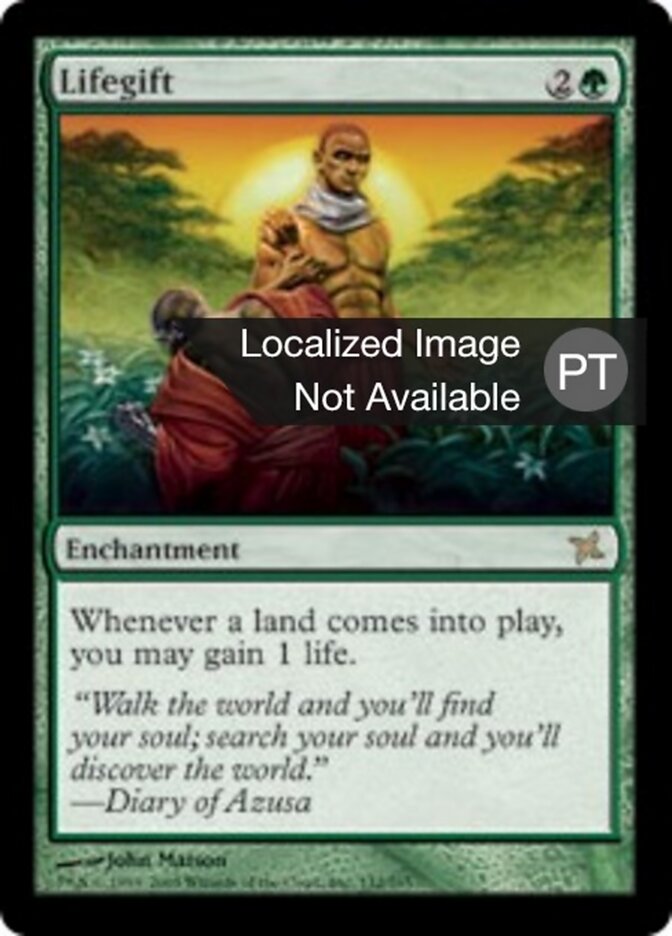 Presente de Vida - Betrayers of Kamigawa