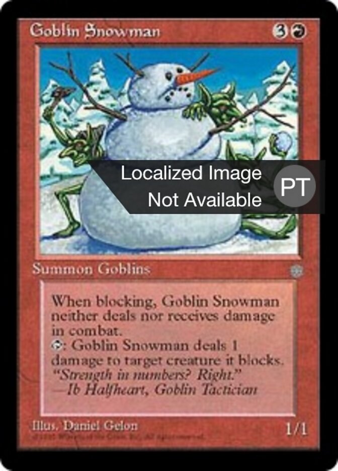 Boneco de Neve dos Goblins - Ice Age
