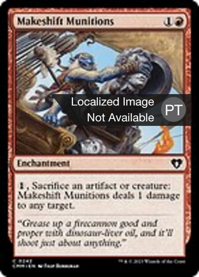 Munições Improvisadas - Commander Masters