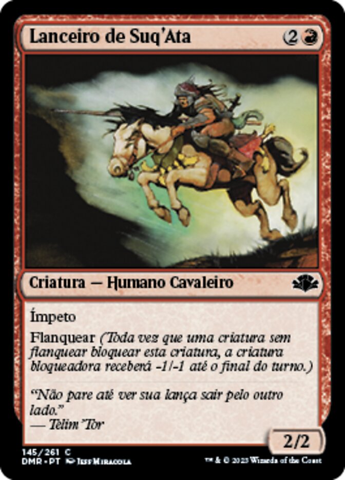 Lanceiro de Suq'Ata - Dominaria Remastered