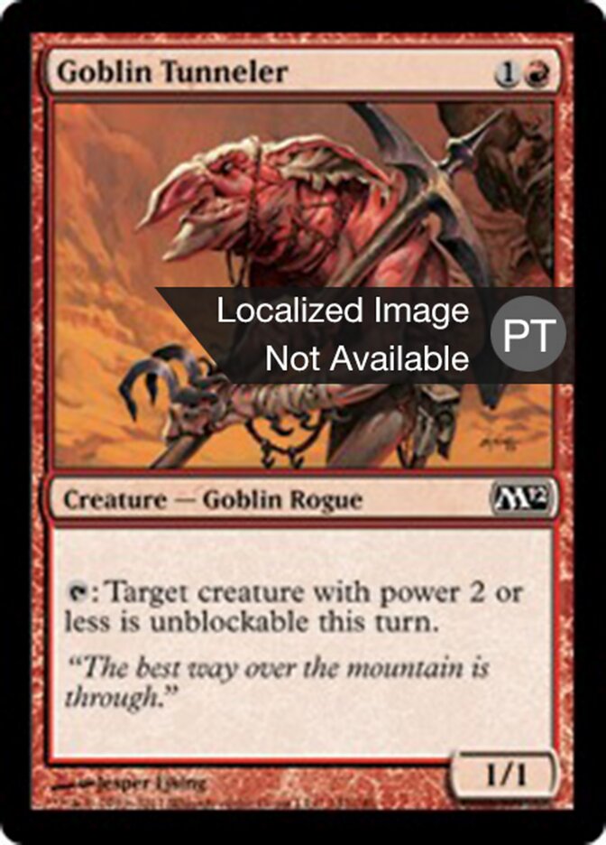 Cavador de Túneis Goblin - Magic 2012