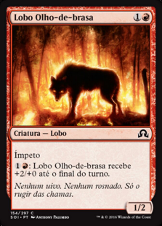 Lobo Olho-de-brasa - Shadows over Innistrad