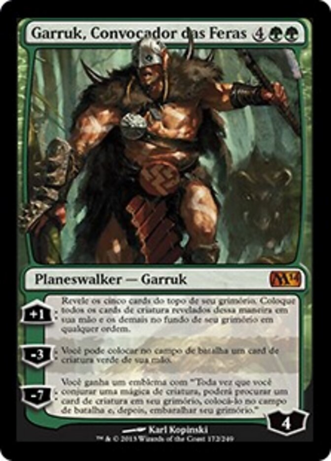 Garruk, Convocador das Feras - Magic 2014