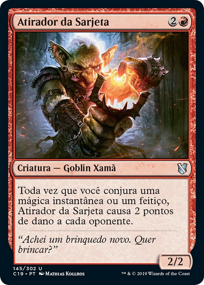 Atirador da Sarjeta - Commander 2019
