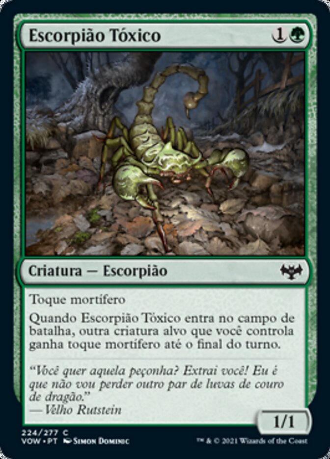 Escorpião Tóxico - Innistrad: Crimson Vow