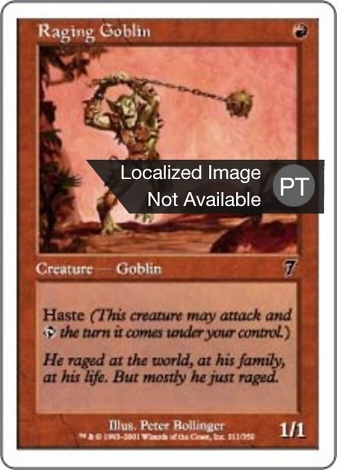 Goblin Enfurecido - Seventh Edition