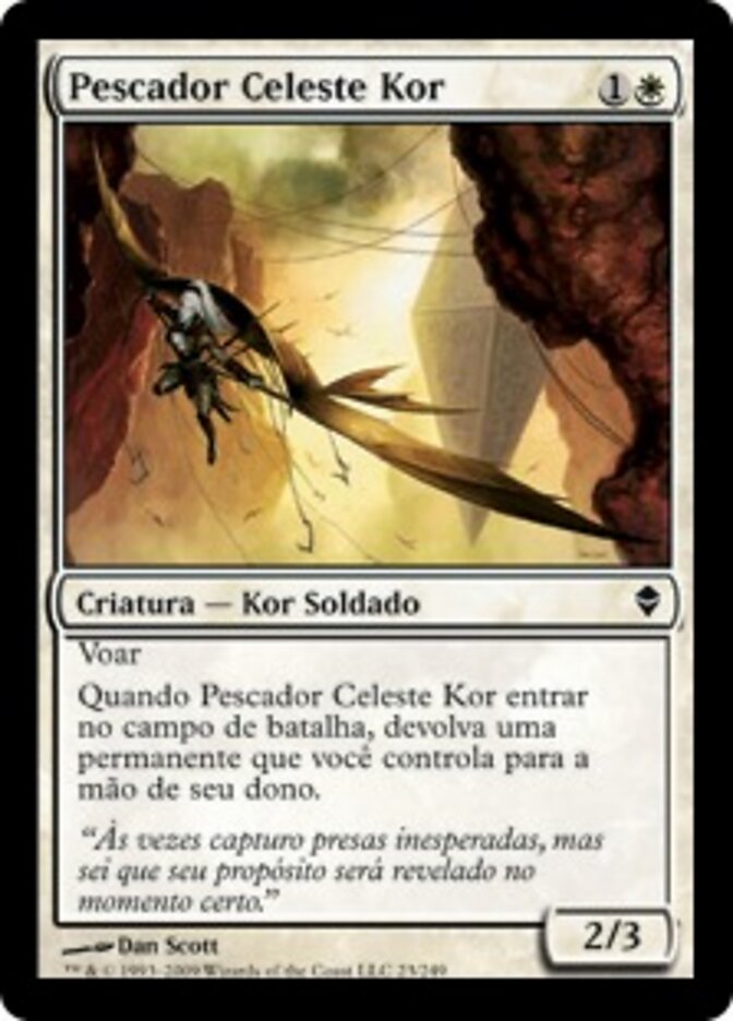 Pescador Celeste Kor - Zendikar