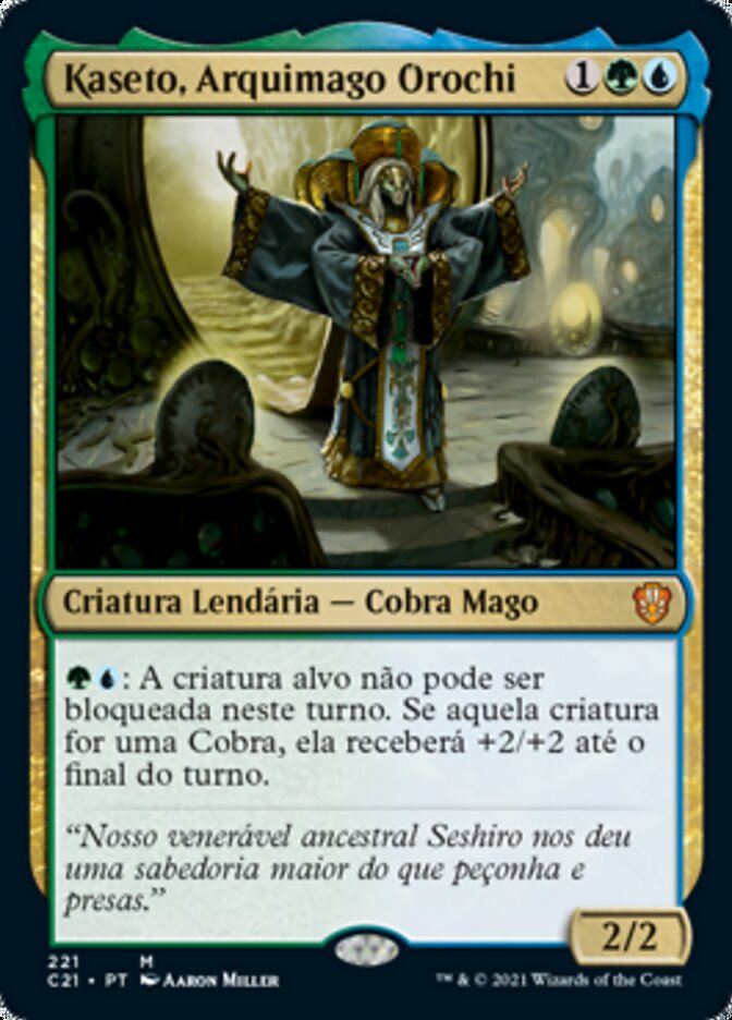 Kaseto, Arquimago Orochi - Commander 2021