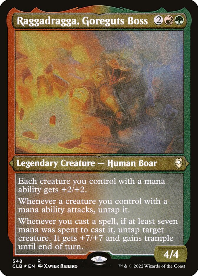 Raggadragga, Goreguts Boss - Commander Legends: Battle for Baldur's Gate
