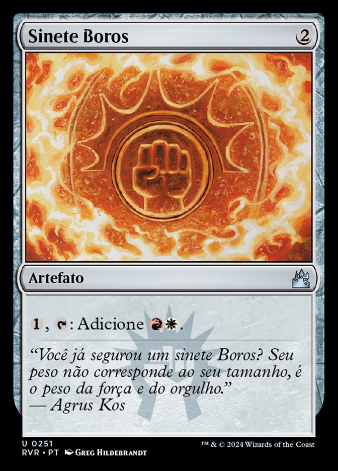 Sinete Boros - Ravnica Remastered