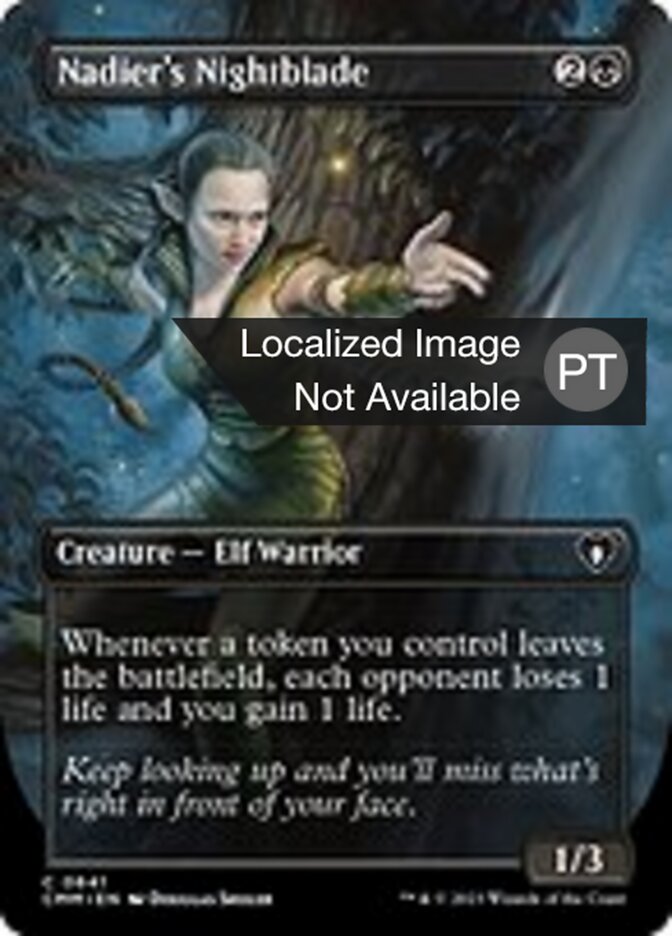 Lâmina Noturna de Nadier - Commander Masters