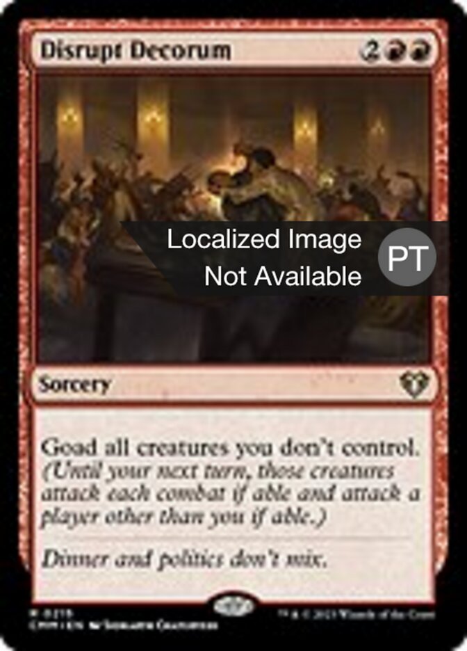 Quebrar o Decoro - Commander Masters