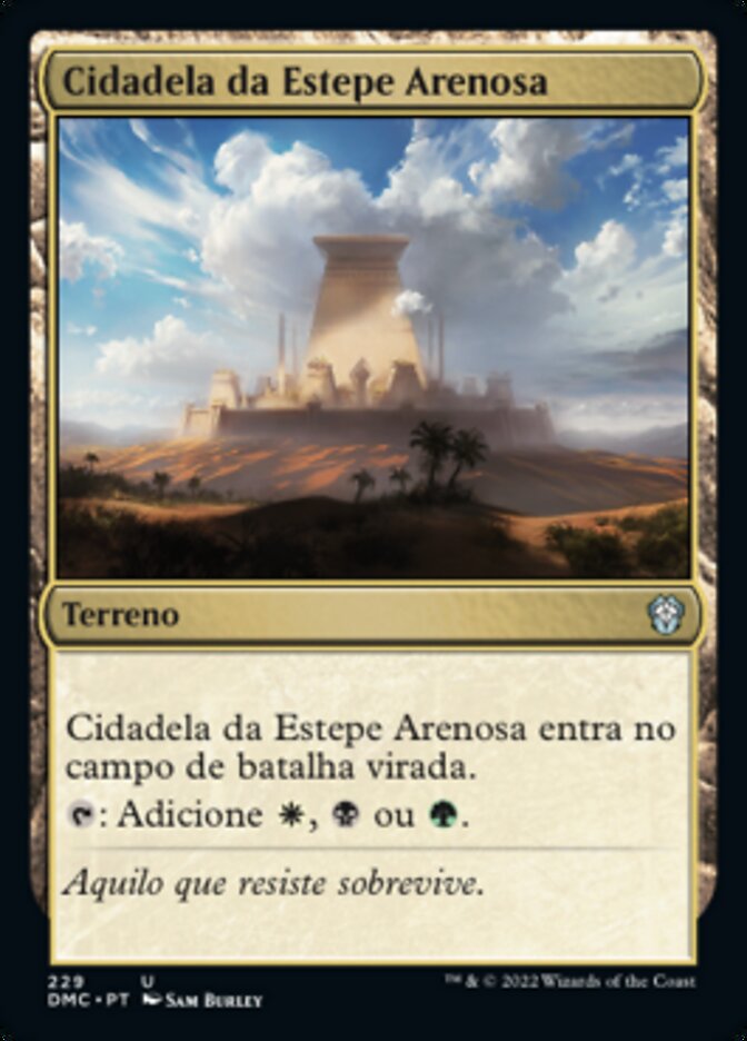 Cidadela da Estepe Arenosa - Dominaria United Commander