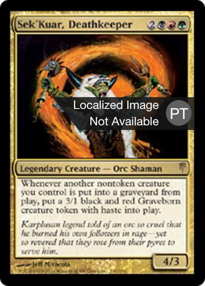 Sek'Kuar, Carcereiro da Morte - Coldsnap