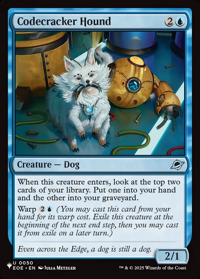 Codecracker Hound - The List