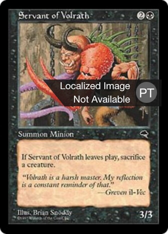 Servo de Volrath - Tempest
