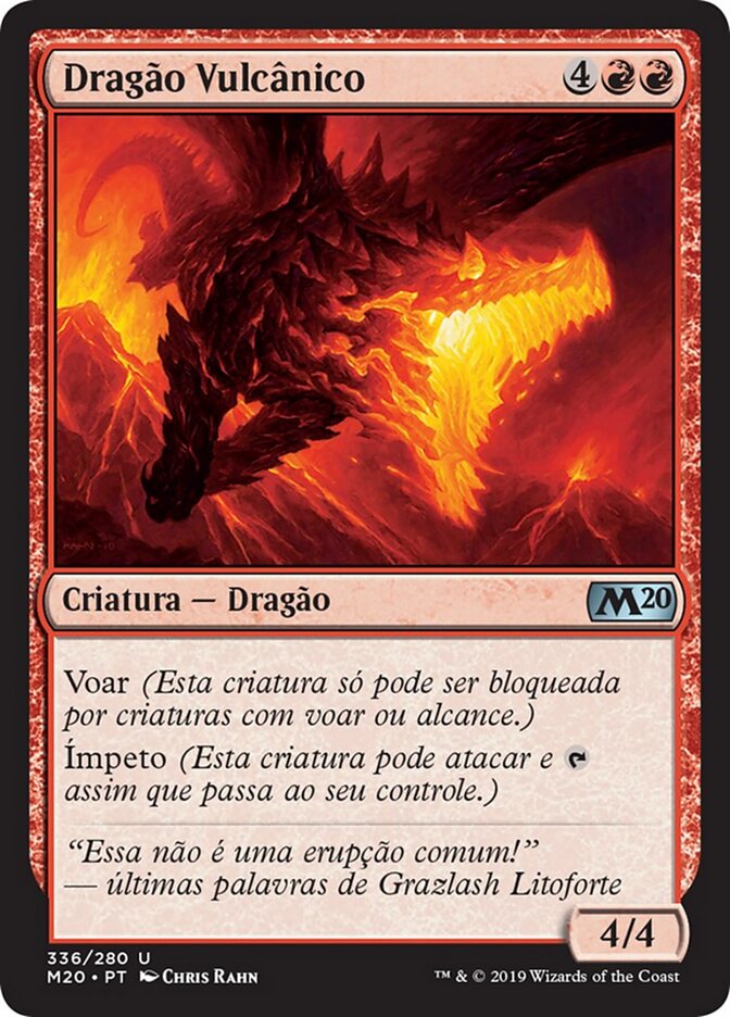 Dragão Vulcânico - Core Set 2020